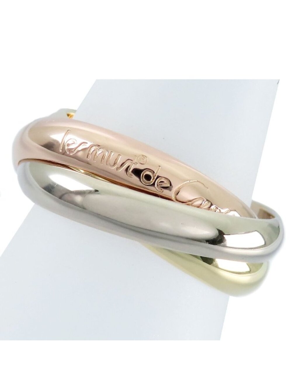 Cartier Trinity Ring Three Color Gold MM Classic Model
